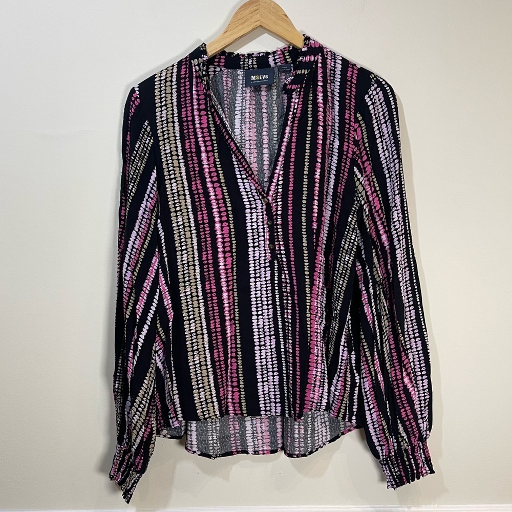 Anthro Maeve Colette Peasant Blouse Sz. Medium - Picture 7 of 13